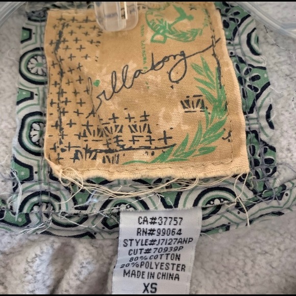 Billabong Cropped Jacket Sz XS - Picture 3 of 4